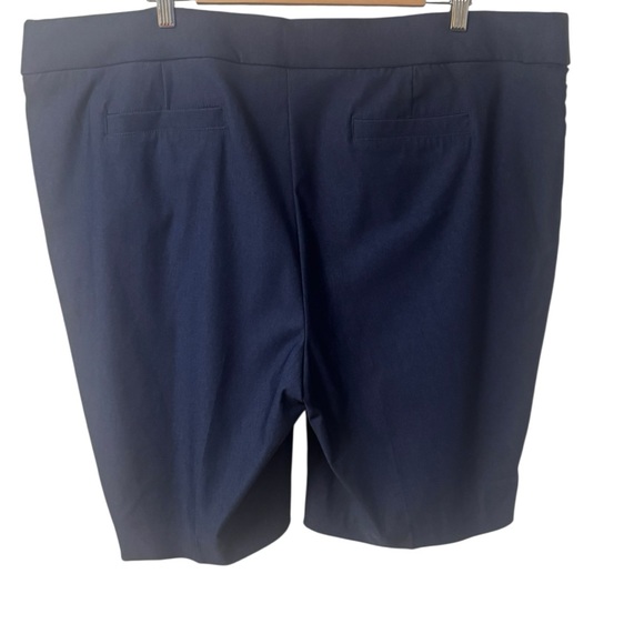 Kate & Sam Pull On Shorts Bermuda Women’s 22 W Stretch Navy Blue - Picture 4 of 7